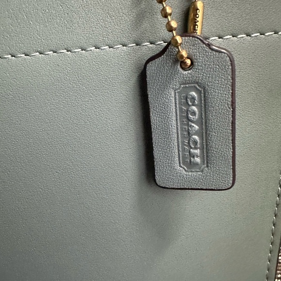 NWT Coach Mini Cashin Tote in Sage - Picture 5 of 14